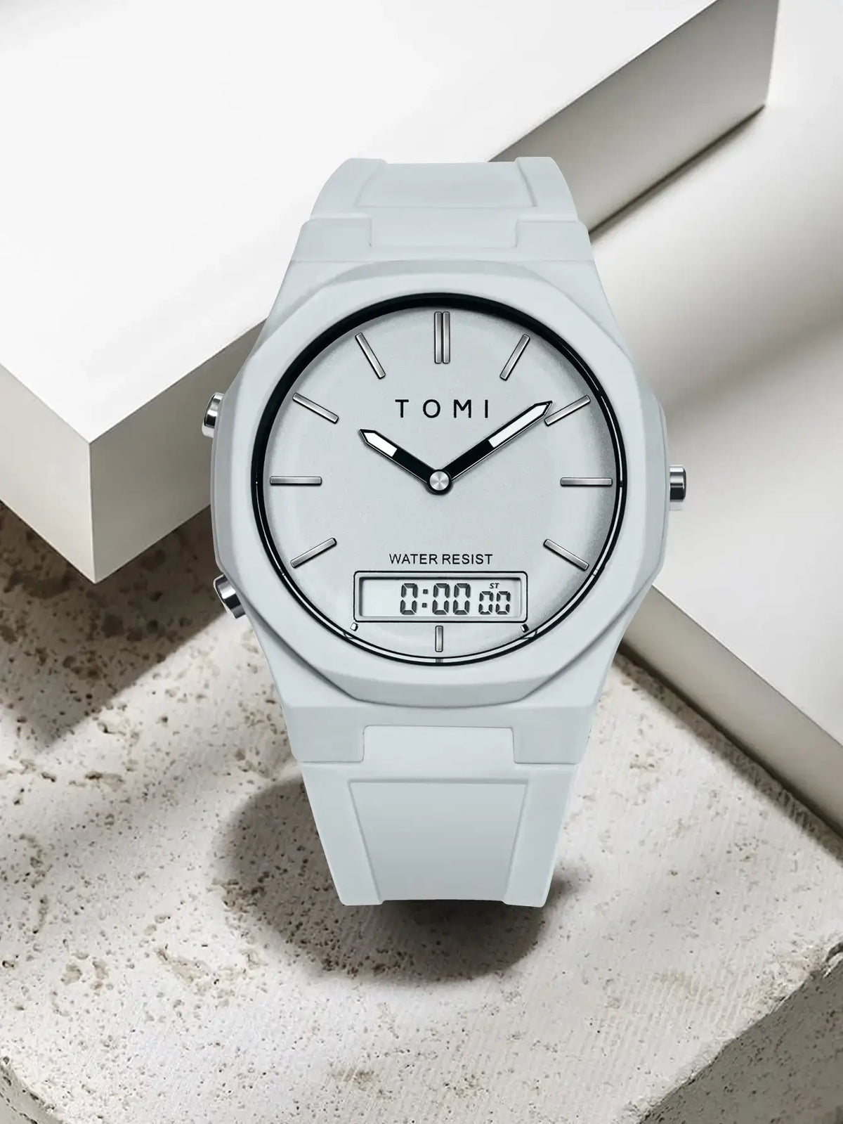 TOMI Men’s Electronic Watch – Waterproof Sport & Casual Design