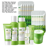 Green Tea Skin Care Kit – Korean Beauty Set for Women | Moisturizing, Acne Treatment & Exfoliating Face Care Collection