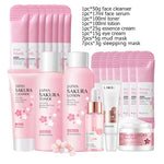 Green Tea Skin Care Kit – Korean Beauty Set for Women | Moisturizing, Acne Treatment & Exfoliating Face Care Collection