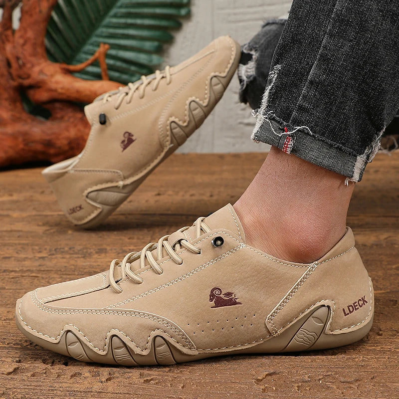 Men’s Retro Industrial Boots – Breathable & Lightweight Comfort