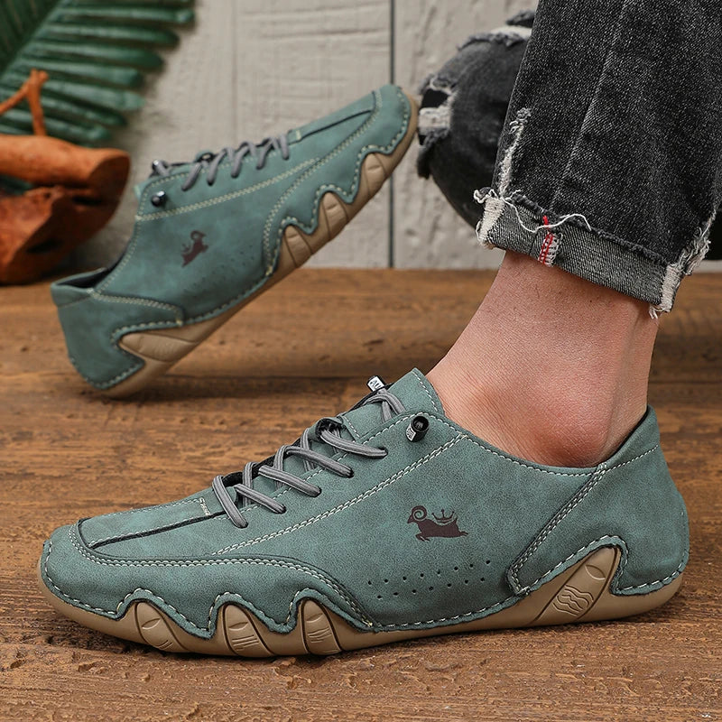 Men’s Retro Industrial Boots – Breathable & Lightweight Comfort