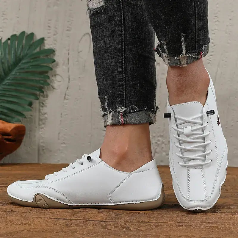 Men’s Retro Industrial Boots – Breathable & Lightweight Comfort