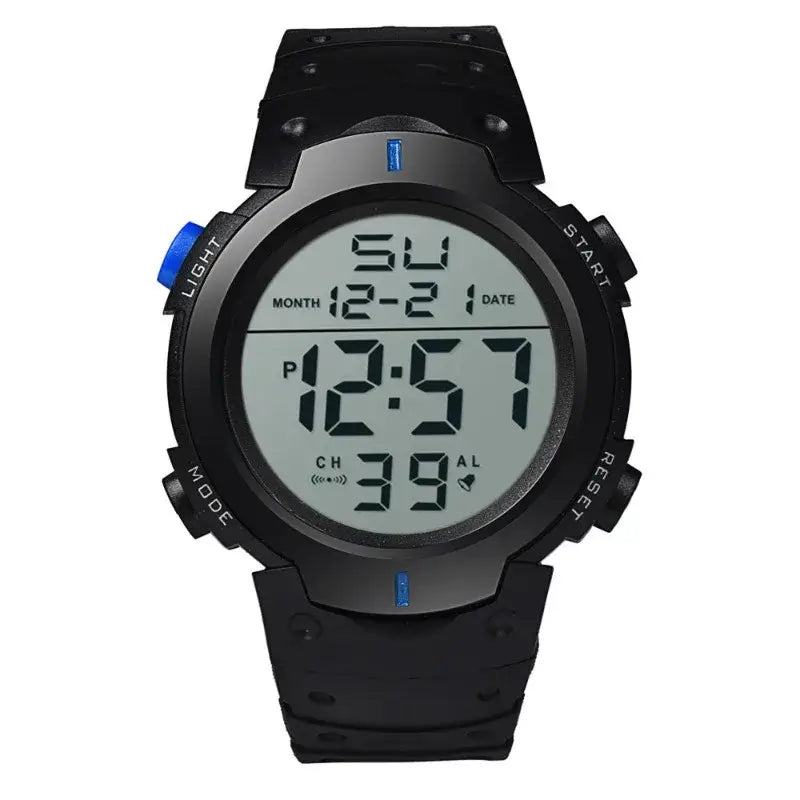 Unisex Multi-Function Electronic Watch – Large Dial & Alarm