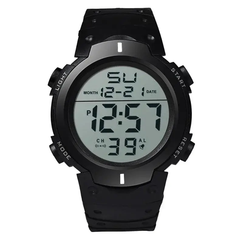 Unisex Multi-Function Electronic Watch – Large Dial & Alarm