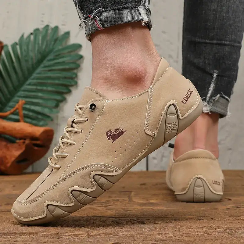 Men’s Retro Industrial Boots – Breathable & Lightweight Comfort